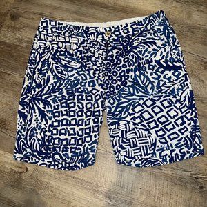 Lilly Pulitzer Chipper Short Home Slice Sz 12 - G… - image 1